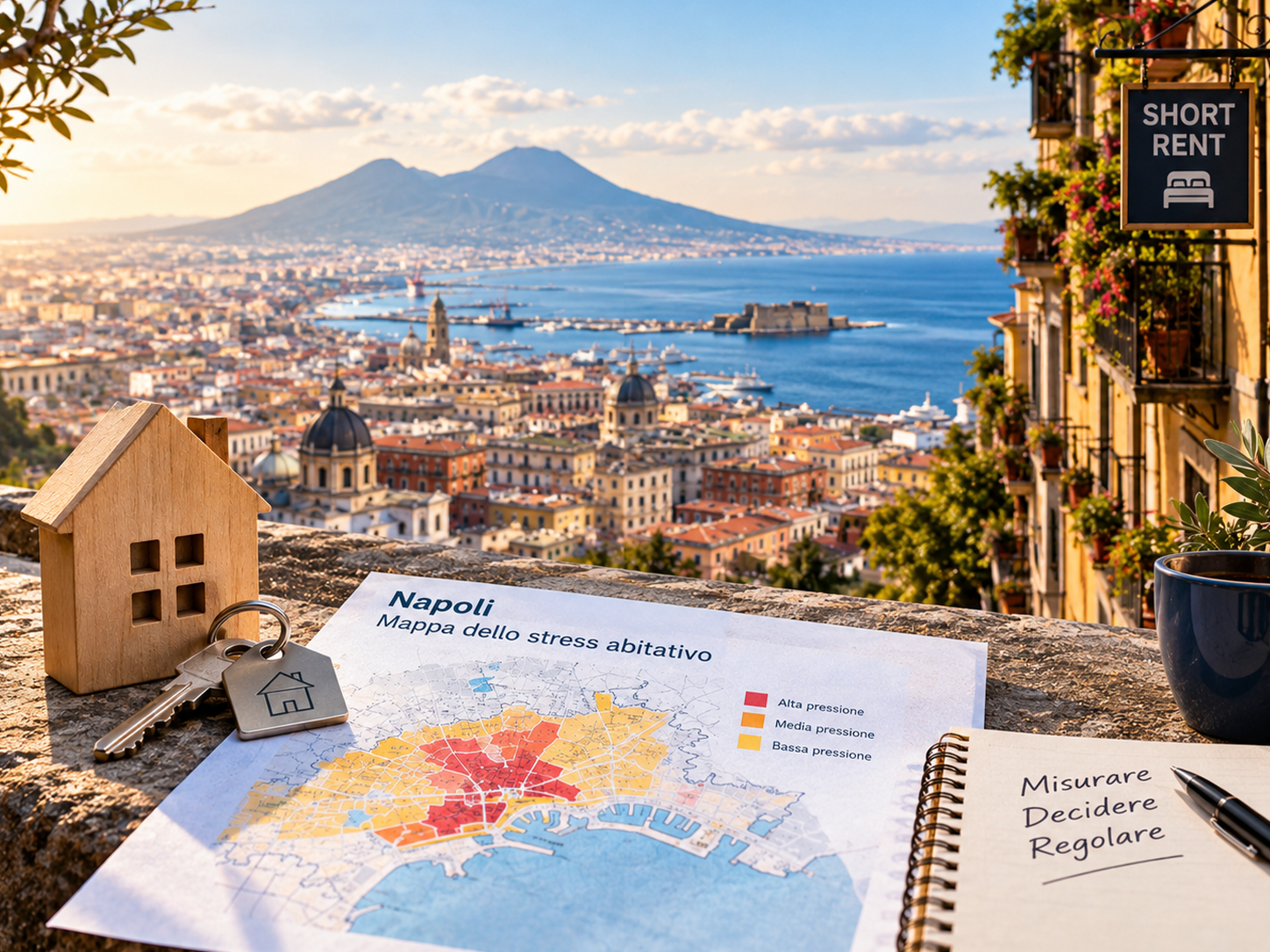 Napoli Stress Abitativo immagine-AI